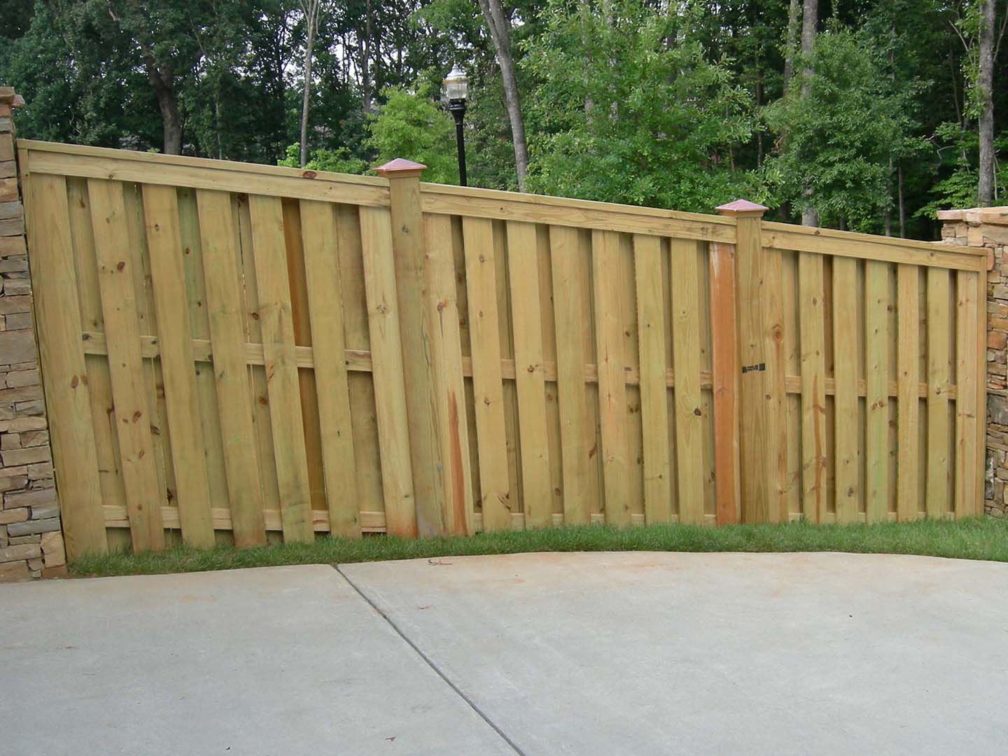 wood fence Woodstock Georgia