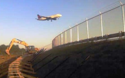 Atlanta GA Airport Security Fence Installation Project