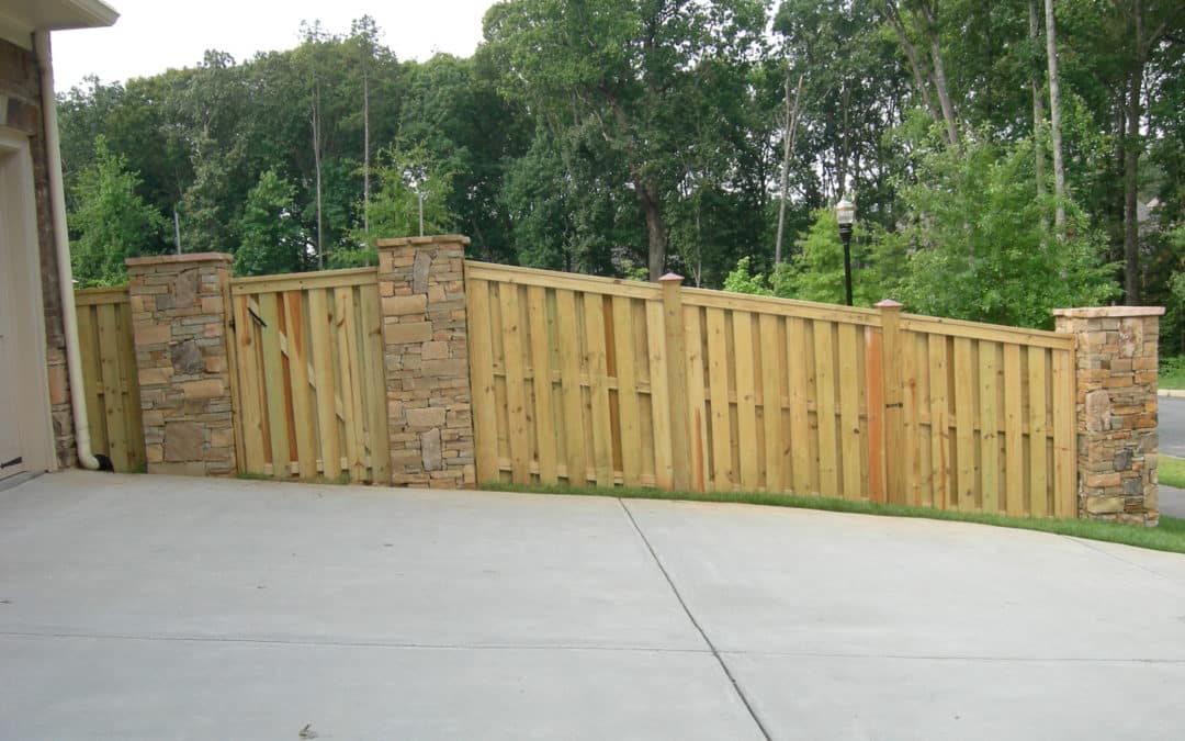 Brookhaven GA Hybrid Privacy Fence Project