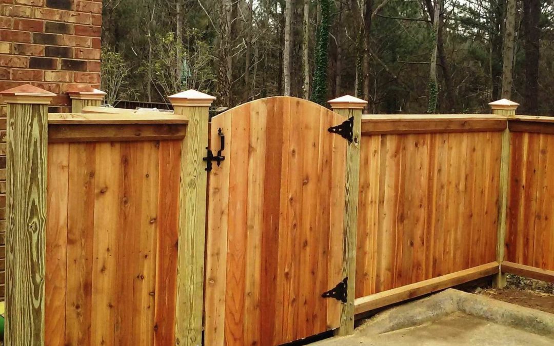 Cumming GA Cedar Wood Privacy Fence