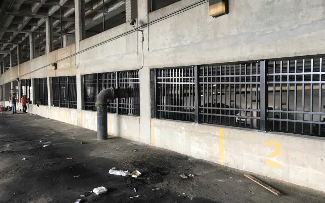 Parking Garage Deck Fencing in Atlanta