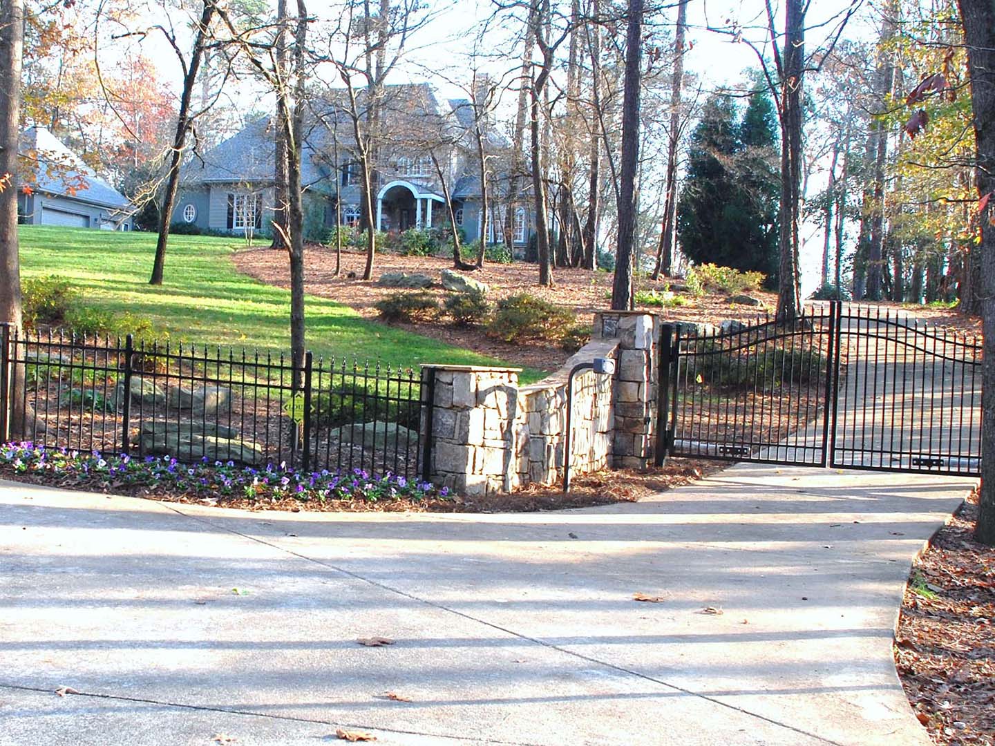 Northern Georgia Driveway Gate