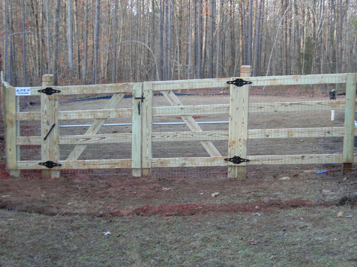 Ranch Rail Fence in Northern Georgia